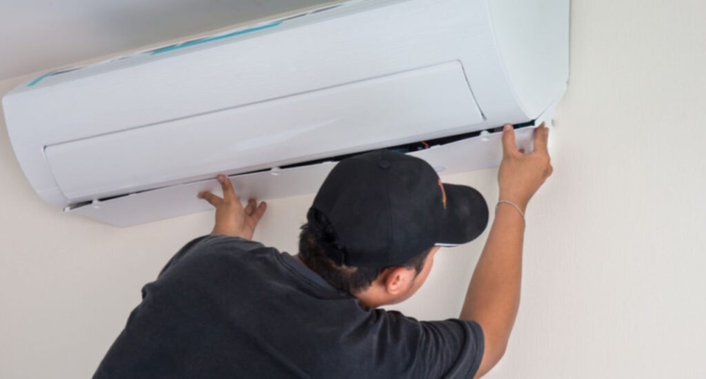 AC installation services in Dubai. MIJ Technical Service