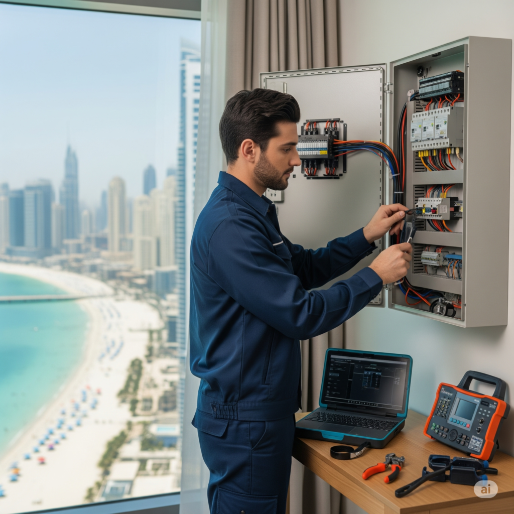 Electrician Services Jumeirah Beach Residence. MIJ Technical Services