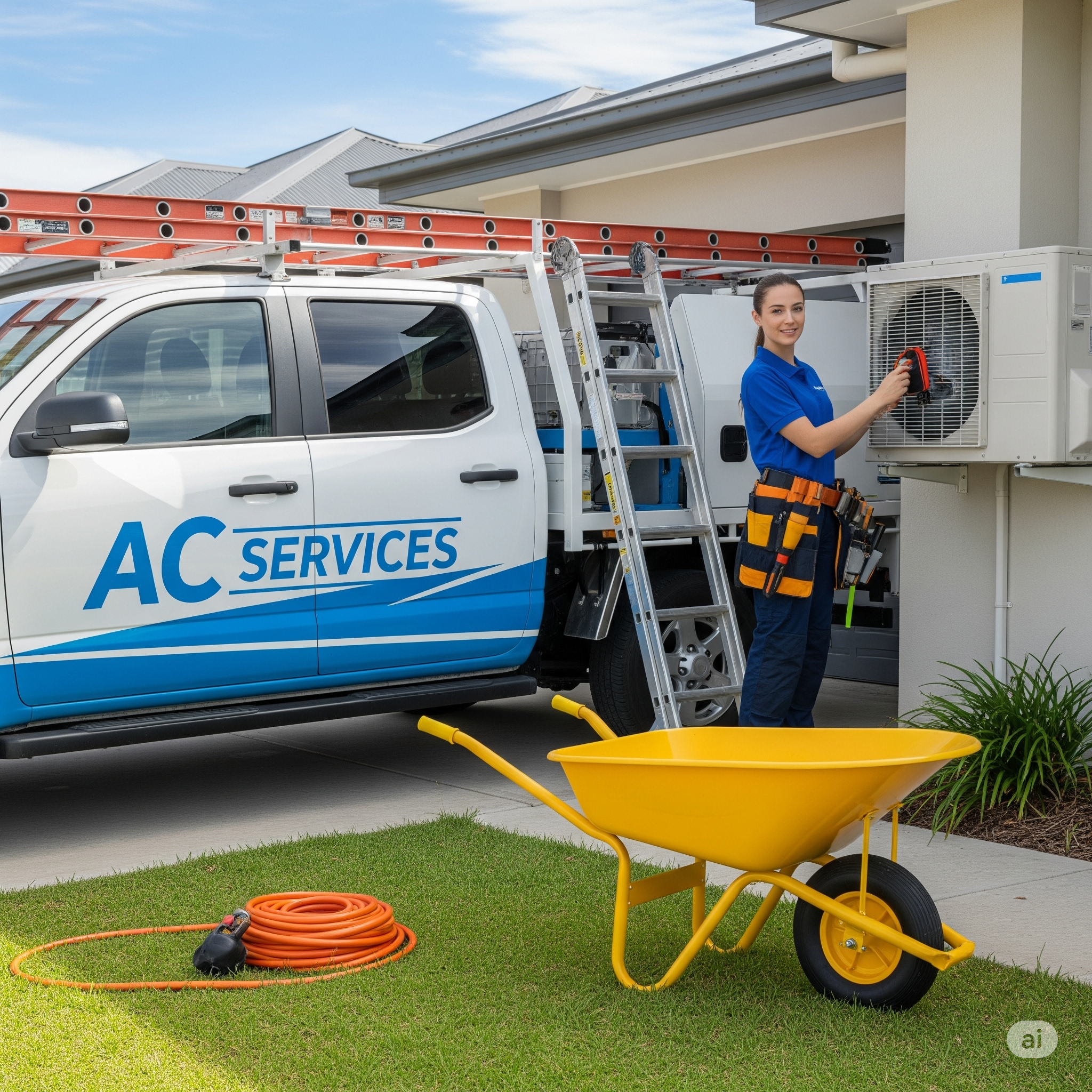 AC Services in The Villa. MIJ Technical Services