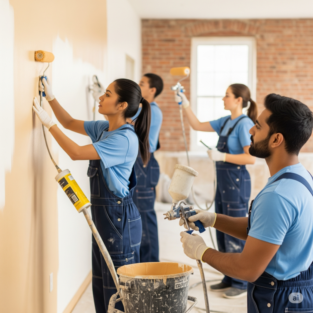 Painting Services in Nad Al Sheba. MIJ Technical Services