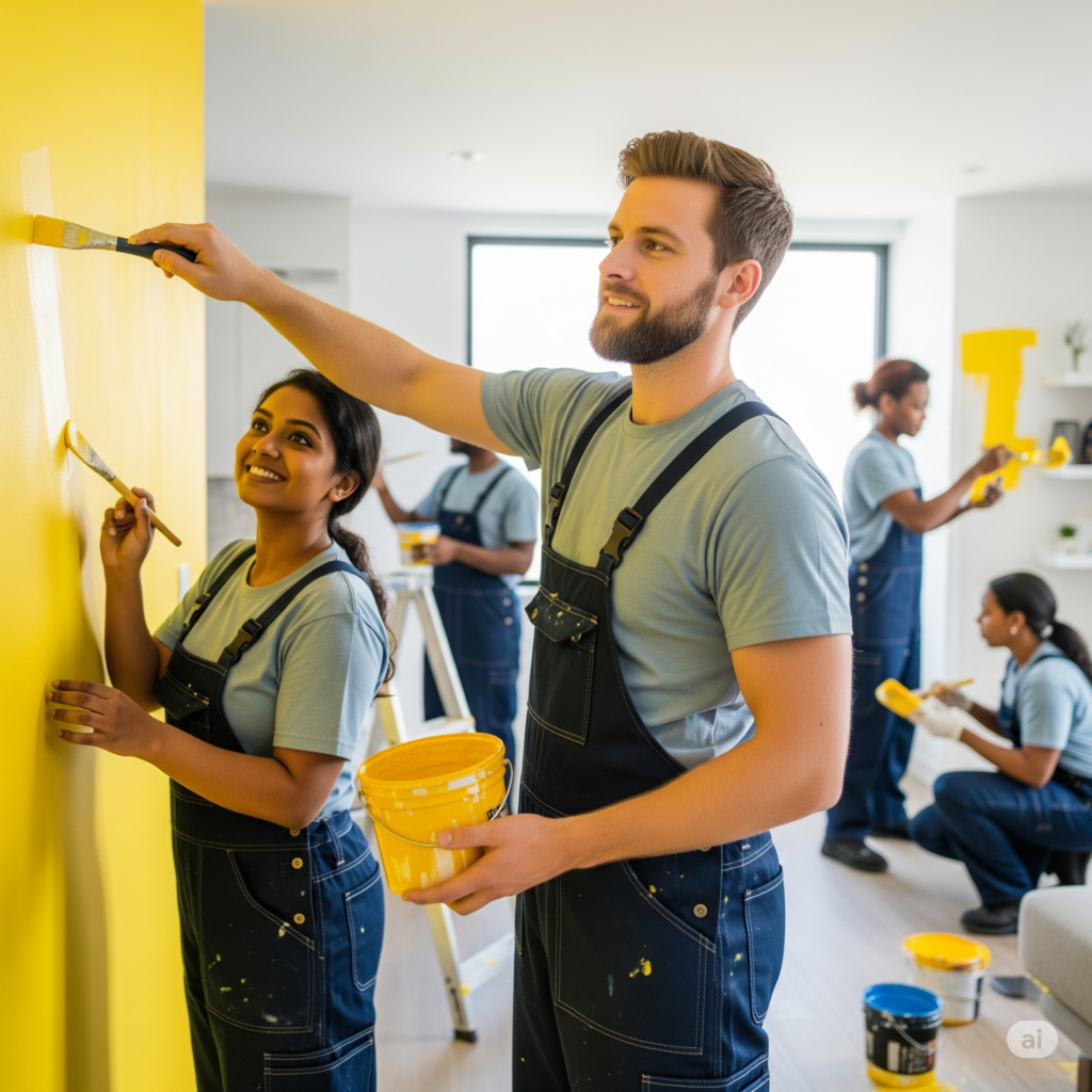 painting services for apartments in jbr.MIJ Technical Services