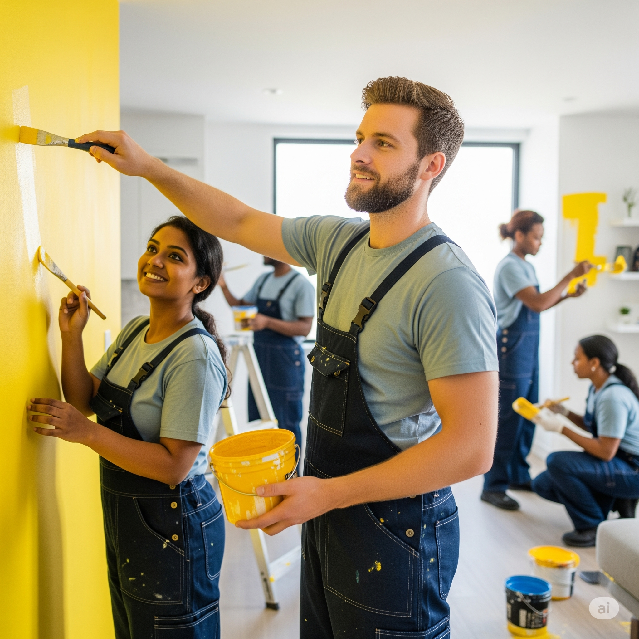 painting services for apartments in jbr.MIJ Technical Services