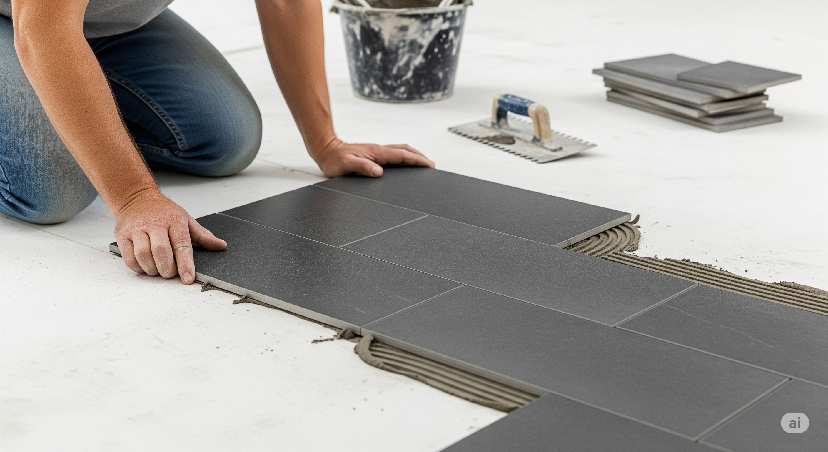 Tile Floor Installation in The Springs. MIJ Technical Services